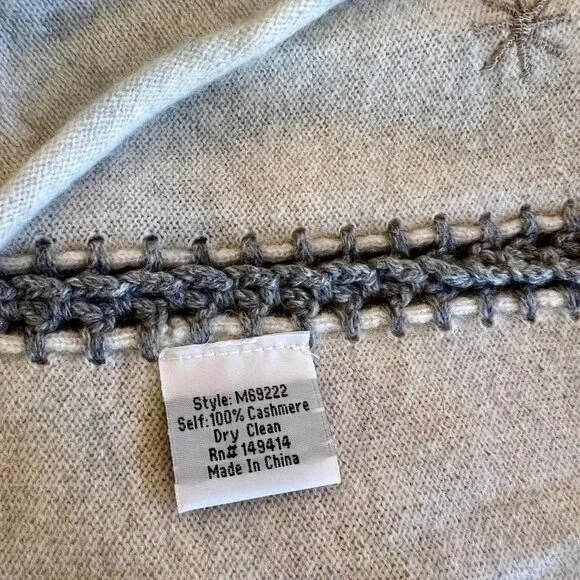 Johnny Was Cashmere Sweater Size M - Picture 9 of 9